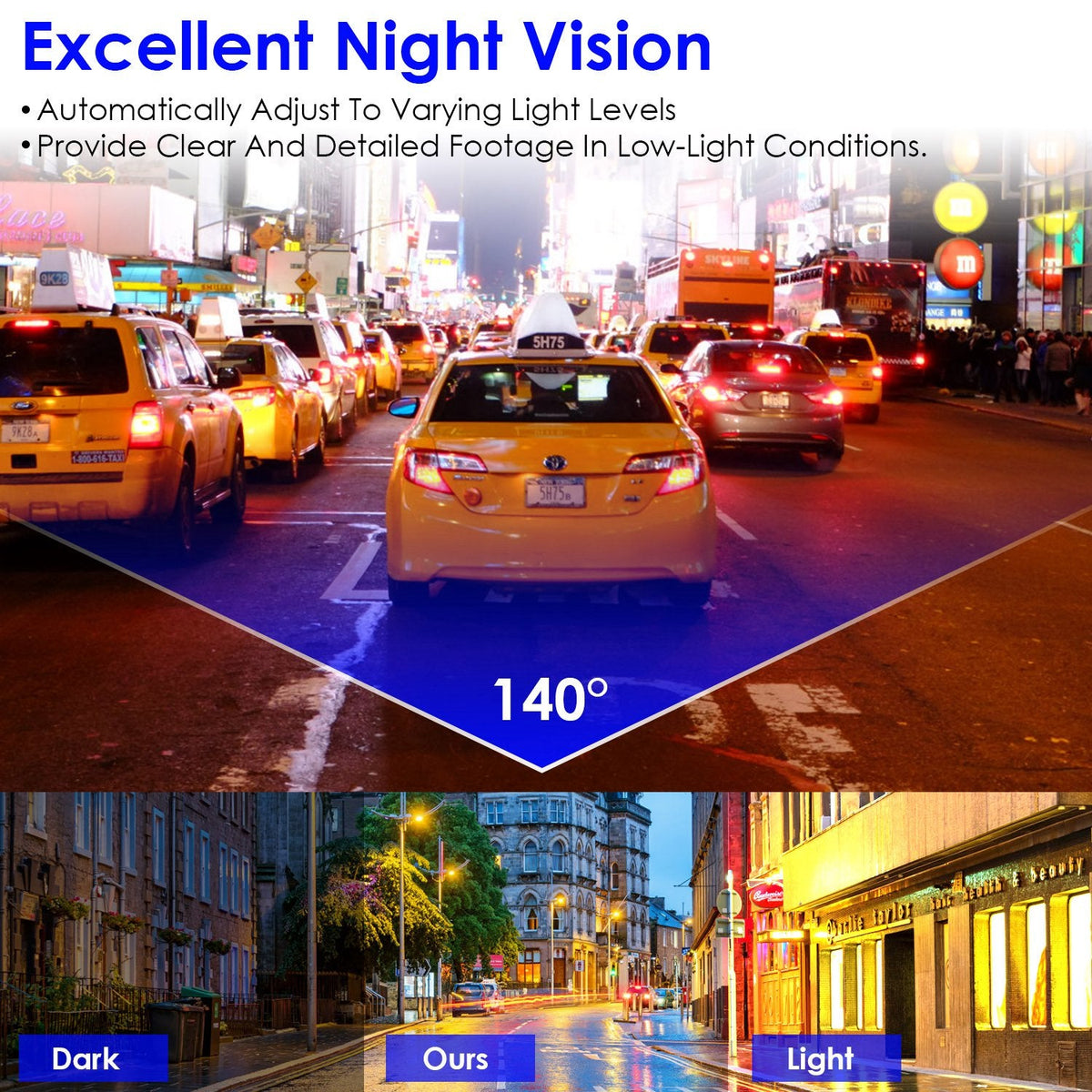 1Pc 2K HD Front Dash Cam For Car With IPS Screen Night Vision Loop Recording Included 32G Storage Card 140 Degree Wide Angle WiFi App Control Front Dashcam - CnTire.com - Powered by LogiKit China.
