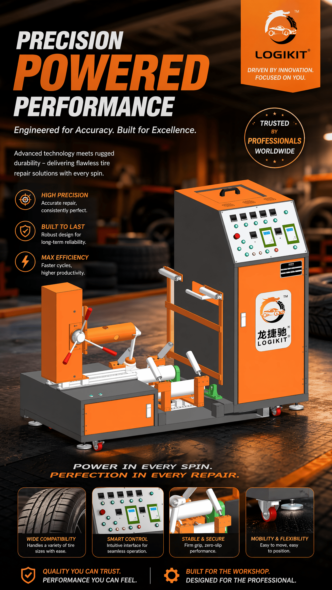 Premium Self-Sealing Tire Safety Upgrade Machine LK-23-AB - CnTire.com - Powered by CnTire.com.